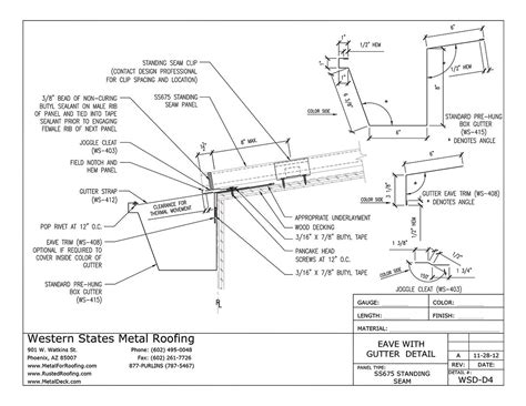 simple eave box gutter detail on metal siding|metal siding installation guide.